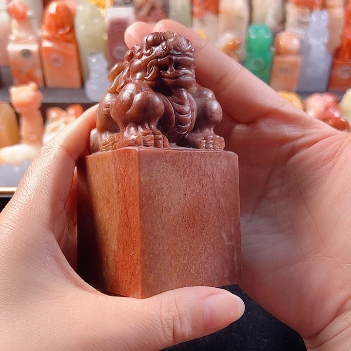 昌化石印石歡****勇手工定制5厘米