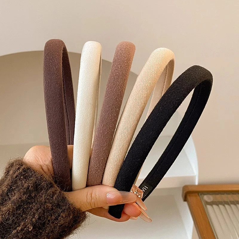 法式简约网红百搭气质时尚少女可爱甜美超仙复古韩版秋冬宽边发箍