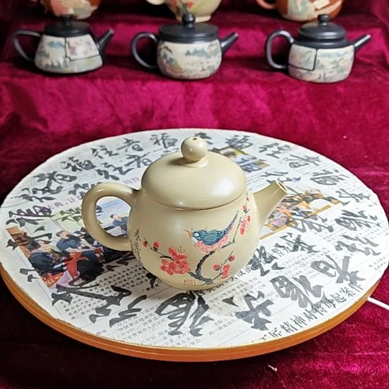 建水紫陶全品茶壶5号