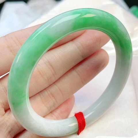 未镶嵌手镯翡翠52圆条882662