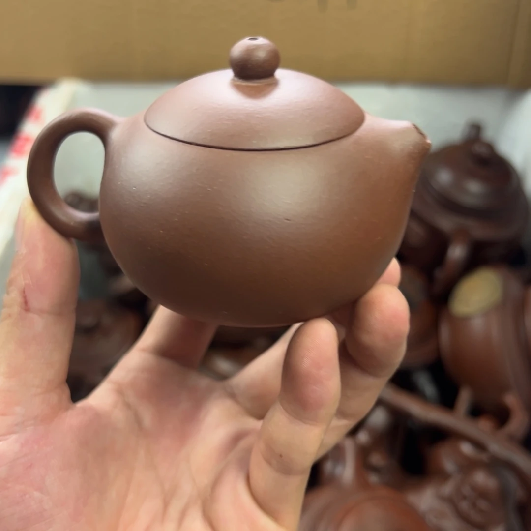 茶壶紫砂宜兴原矿紫砂壶130毫升容量