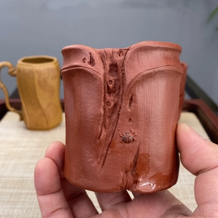 紫砂茶杯宜兴紫砂主人杯