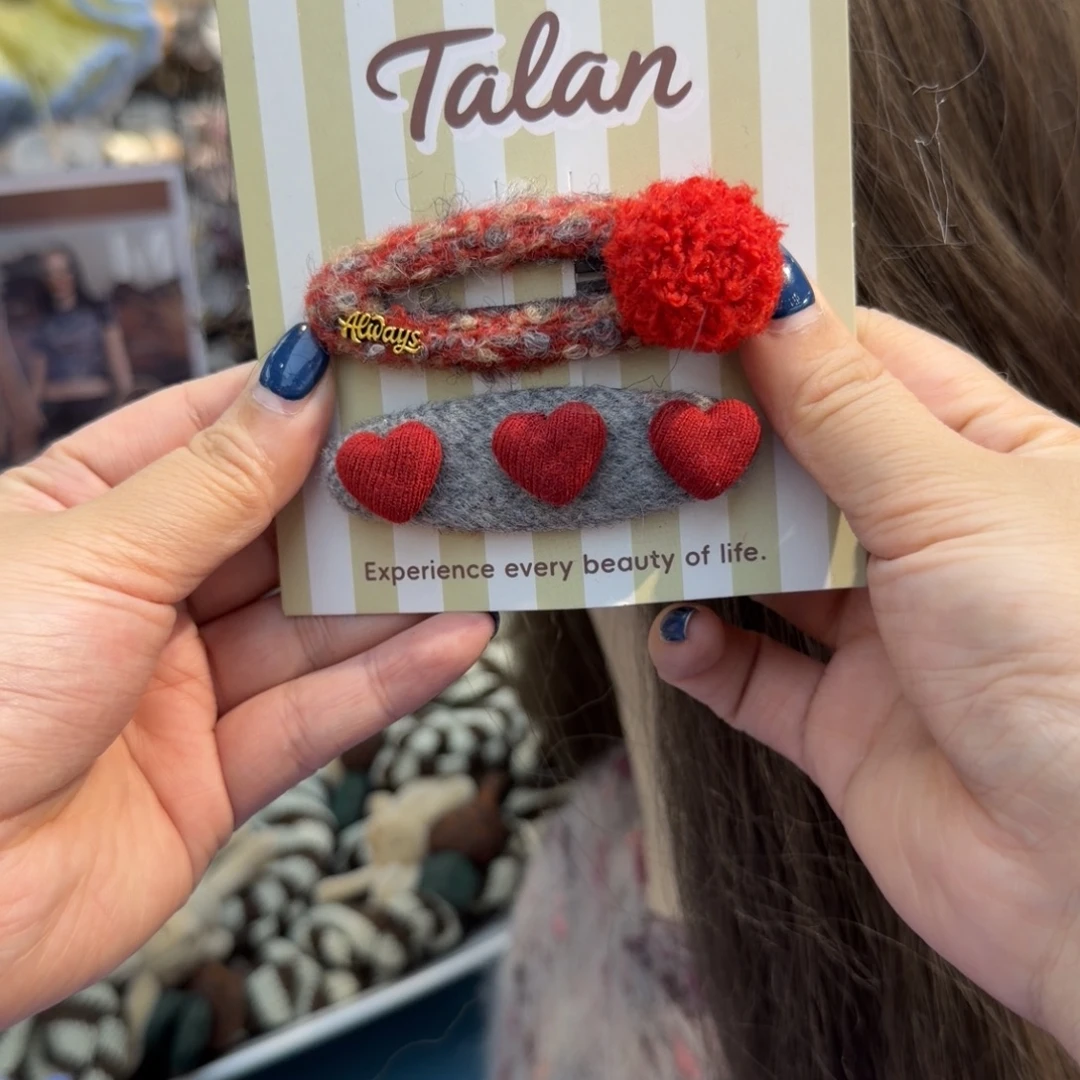 布艺非金属球掰掰夹