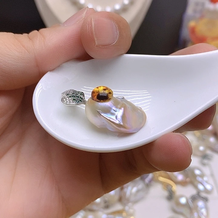 淡水珍珠未镶嵌颈饰343