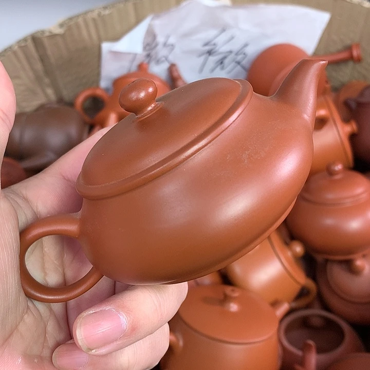 原矿朱泥茶具茶壶家用120