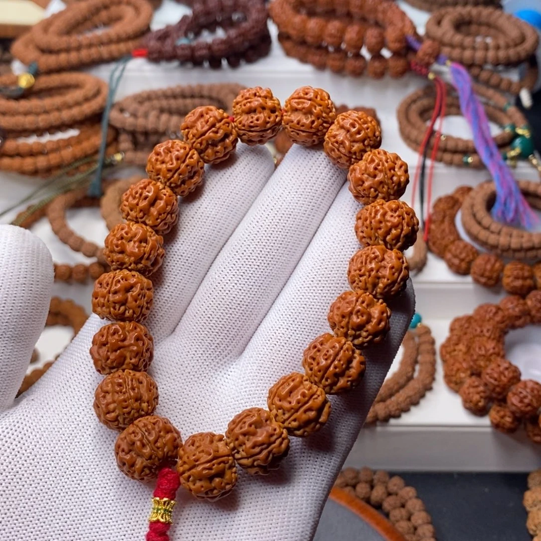 金刚菩提手串五瓣帝王花，尺寸17