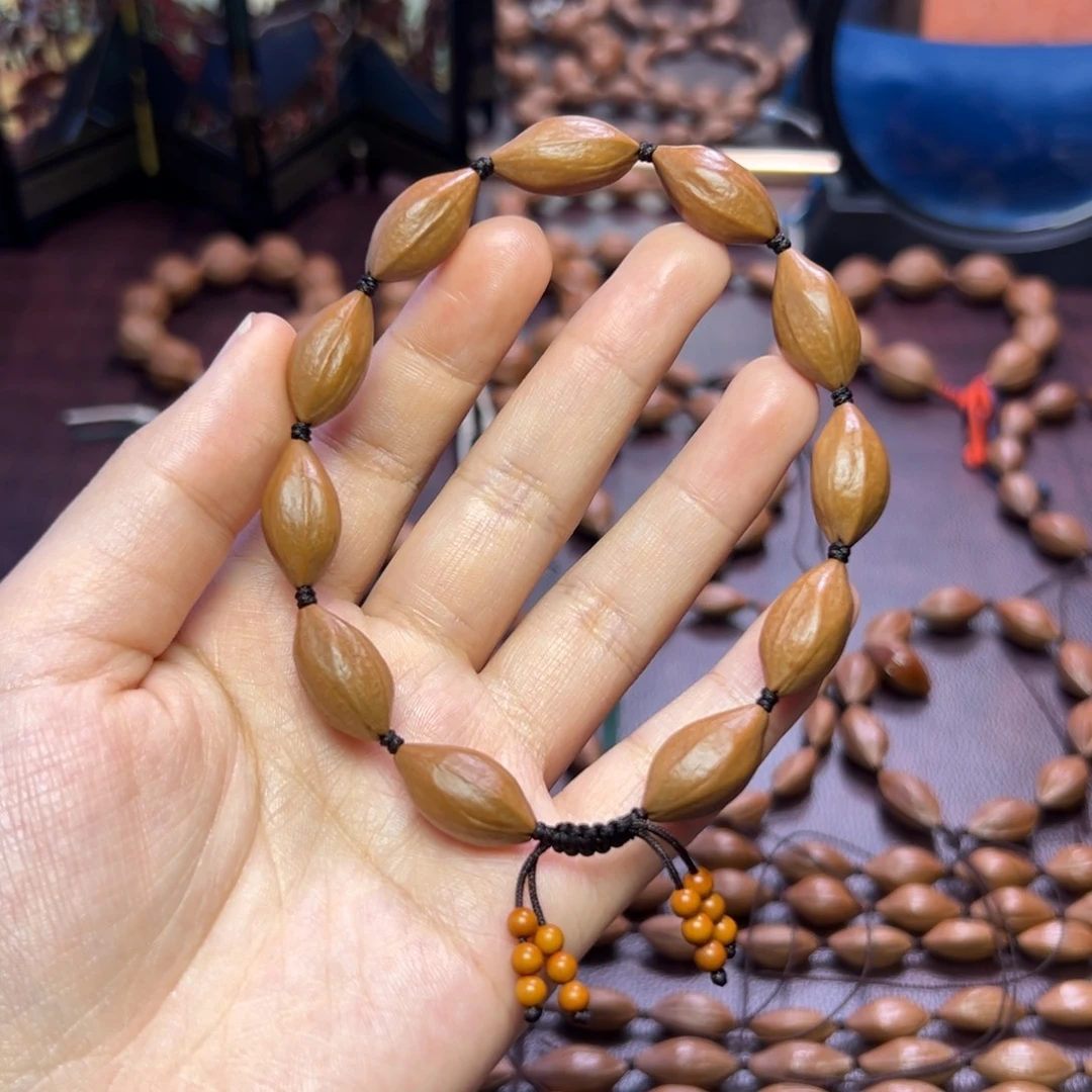 橄榄核手串/手链油 红皮 1.1 2.1左右