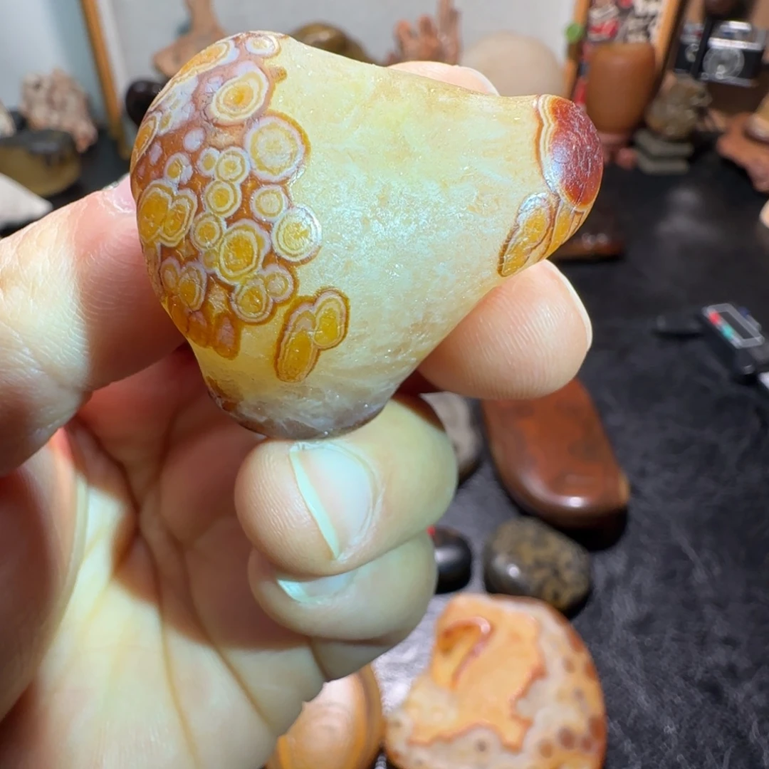 石材马料原石 花纹小籽