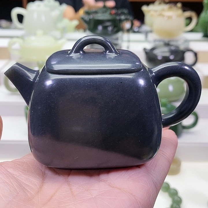 未镶嵌和田玉挂件茶壶170ml