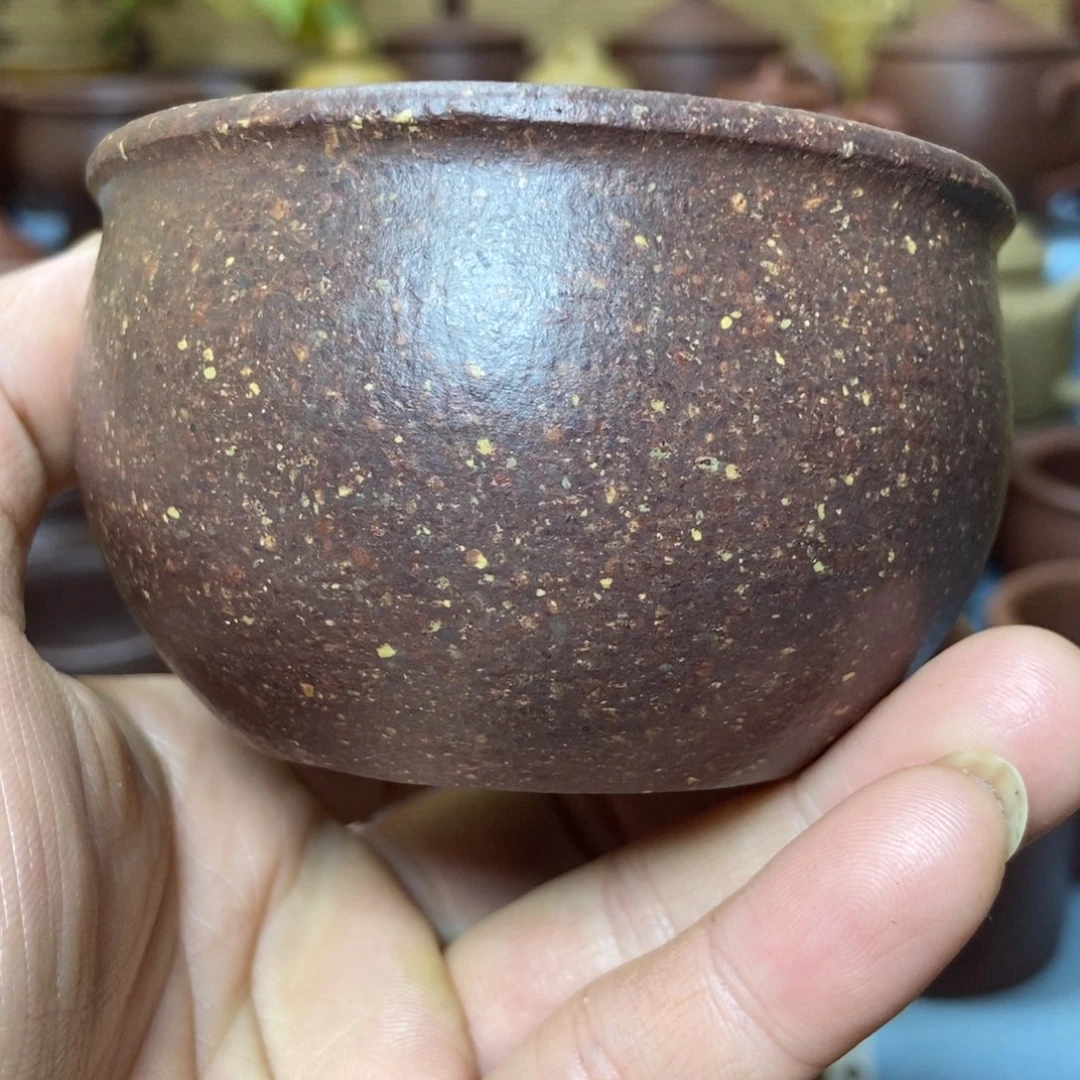 茶杯紫砂16目全砂手工泥160毫升