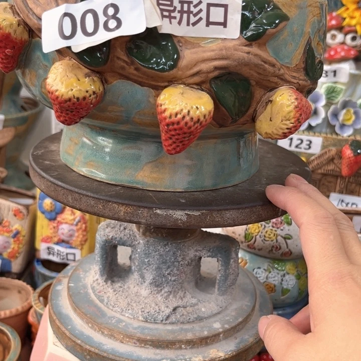 紫砂花盆粗陶材质多肉花盆