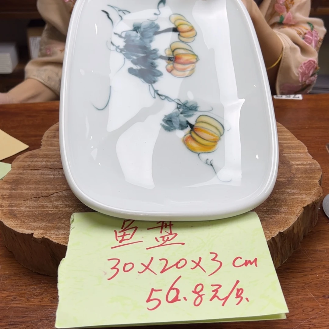 瓷片景德镇陶瓷手工手绘制作