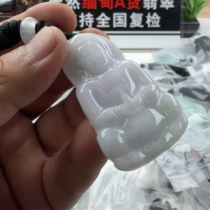 翡翠未镶嵌颈饰天然缅甸A货翡翠