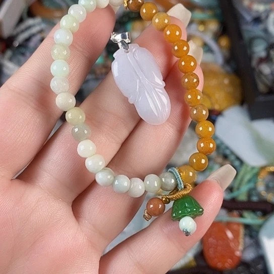 翡翠未镶嵌颈饰天然翡翠