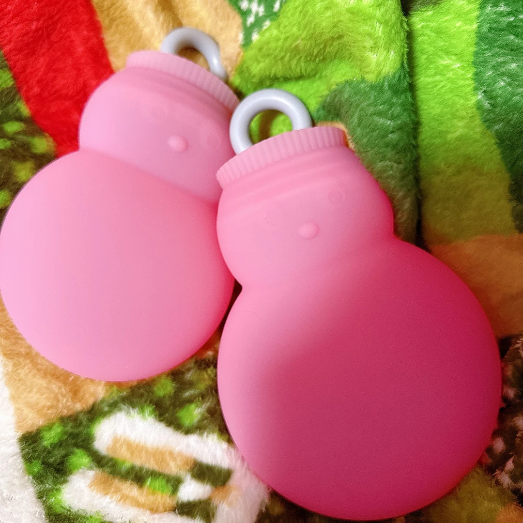 珊谷SG硅胶雪人暖手袋热水袋