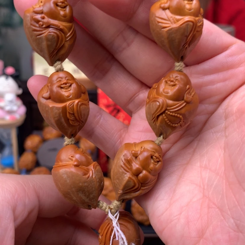 【闪购商品】橄榄核手串/手链包衣弥勒