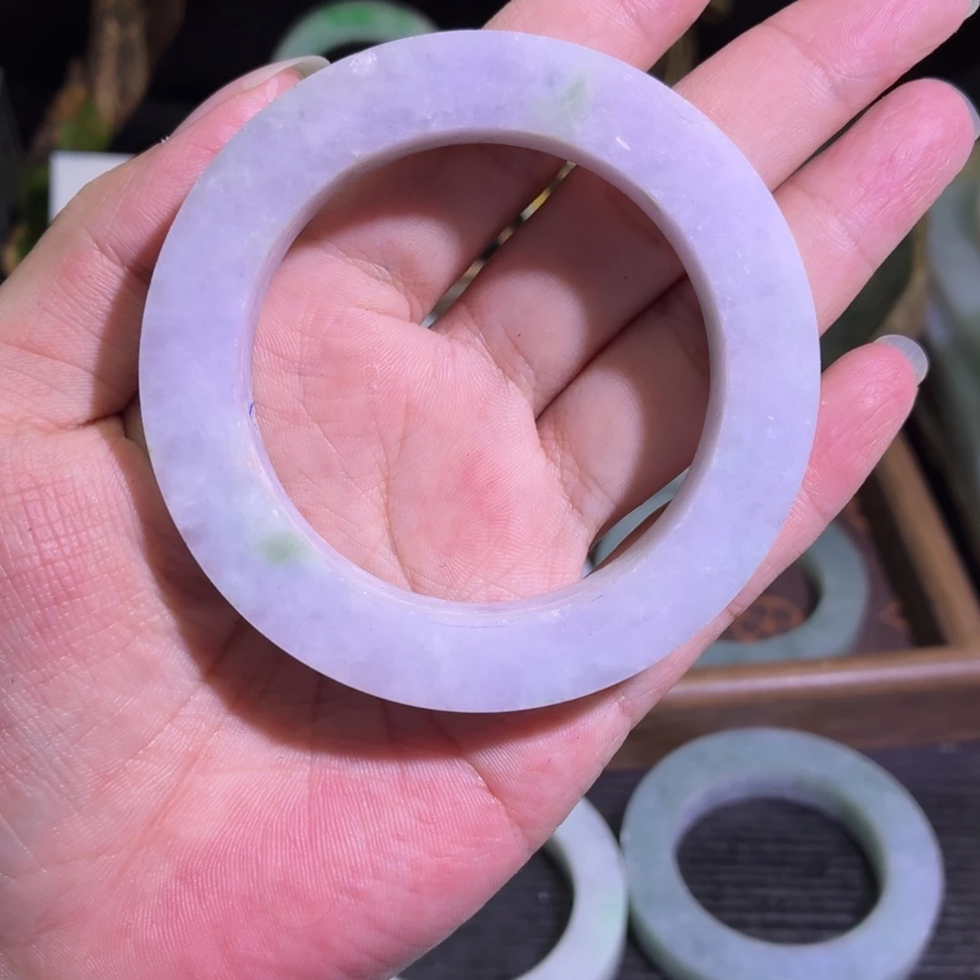 定制翡翠未镶嵌缅甸翡翠A货手镯毛胚定制