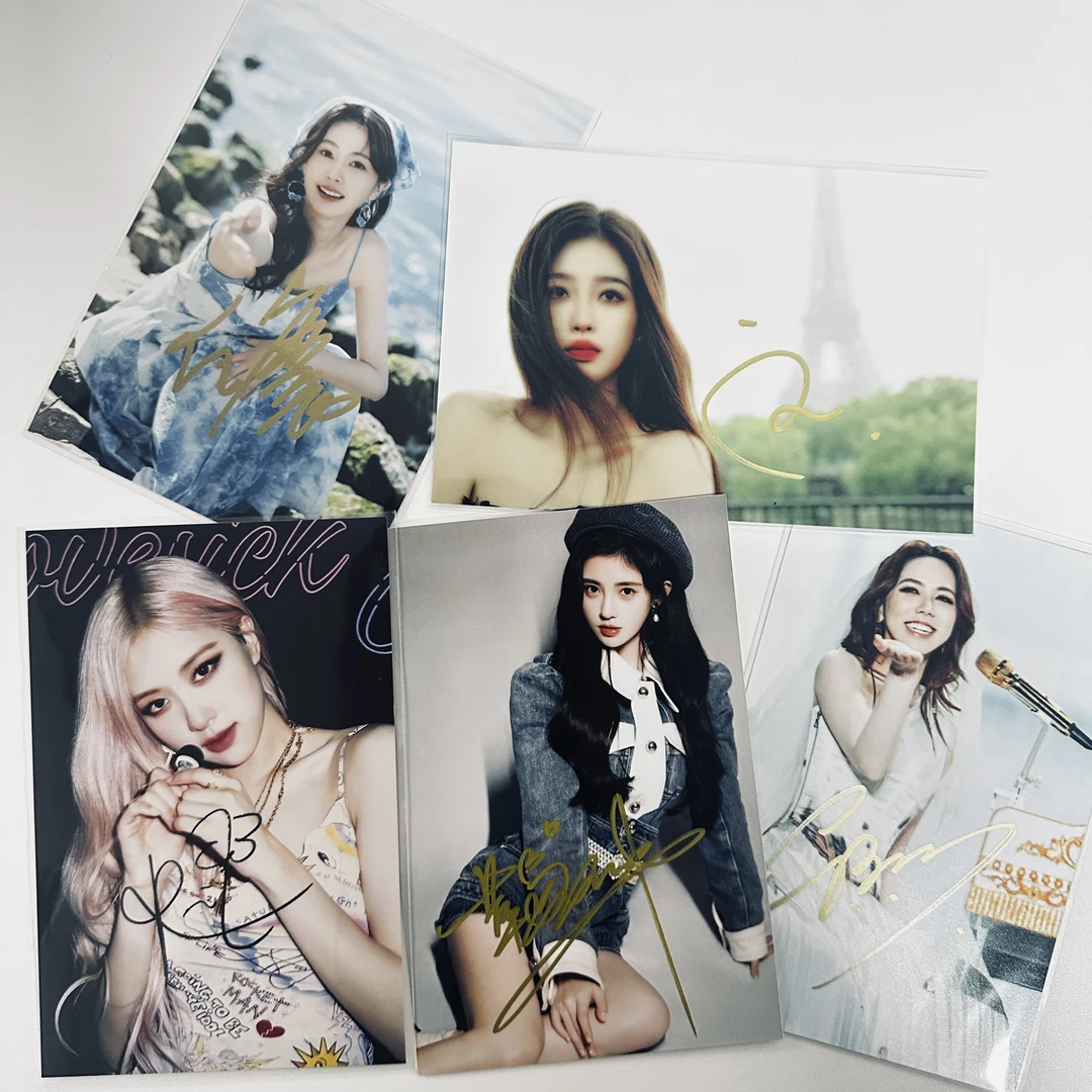 【六寸】女明星签名照片