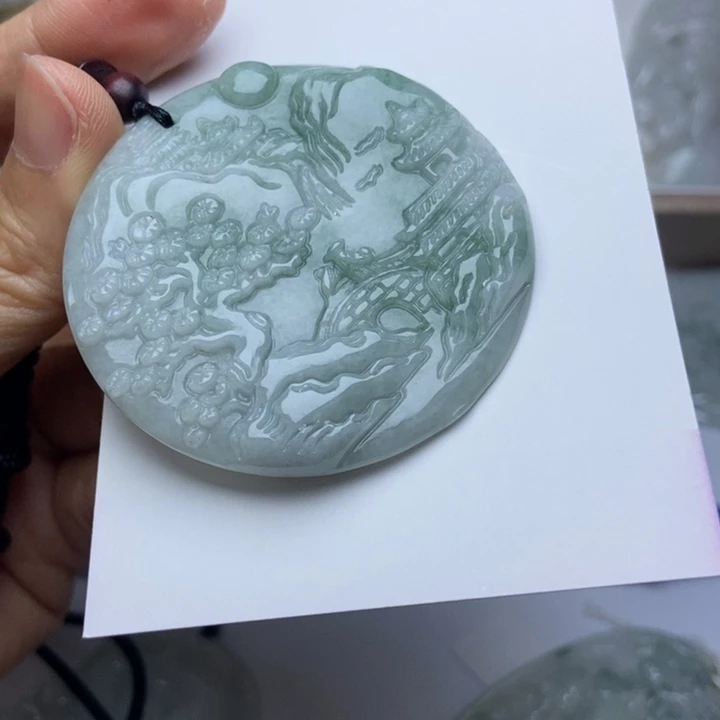 颈饰未镶嵌翡翠翡翠