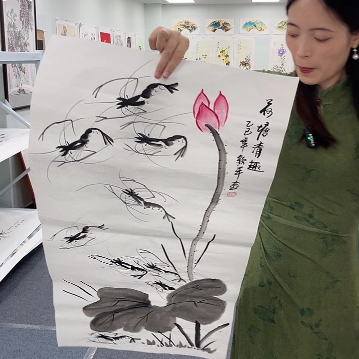 国画国画作品宣纸纯手绘