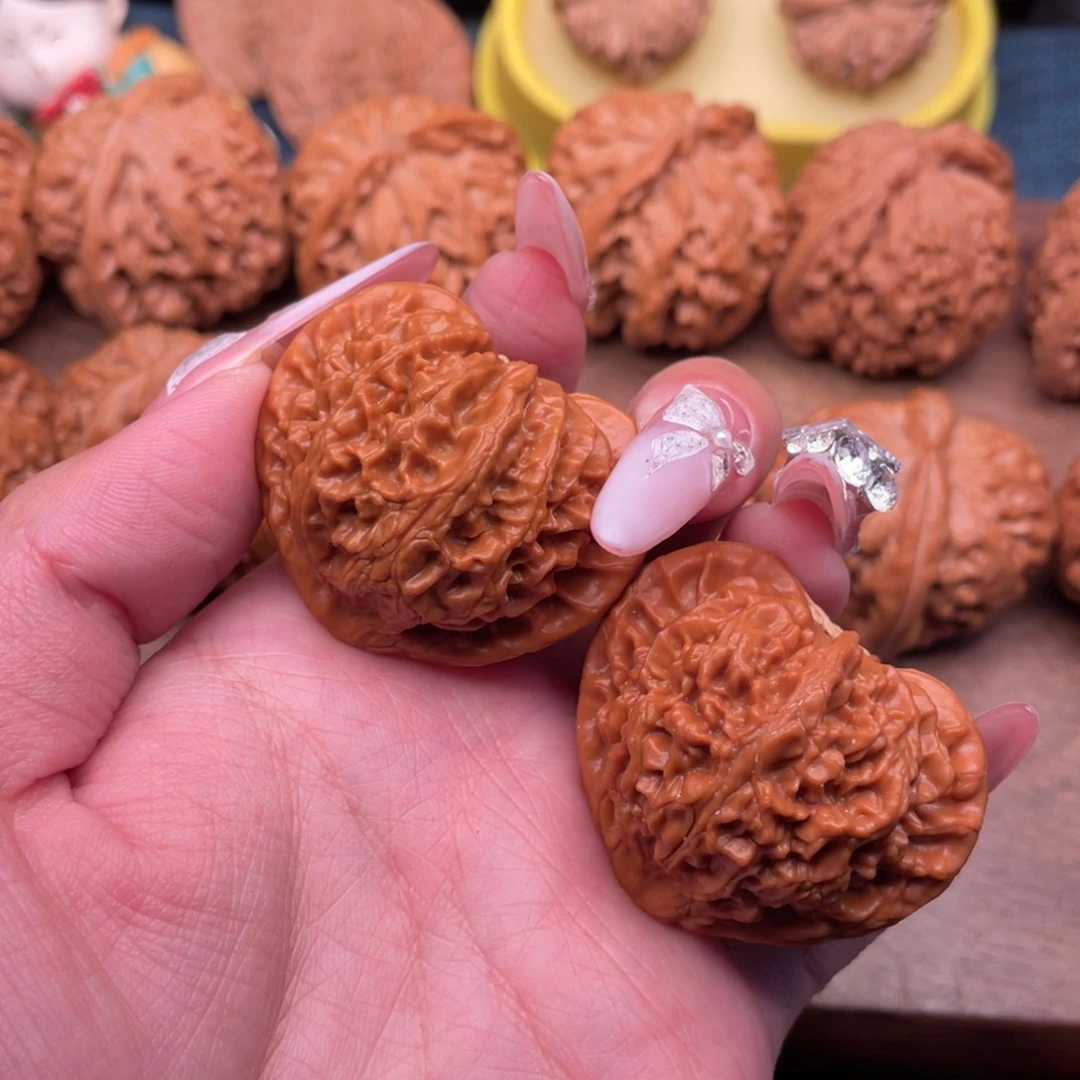 蜡***新把件文玩核桃全品宫灯42