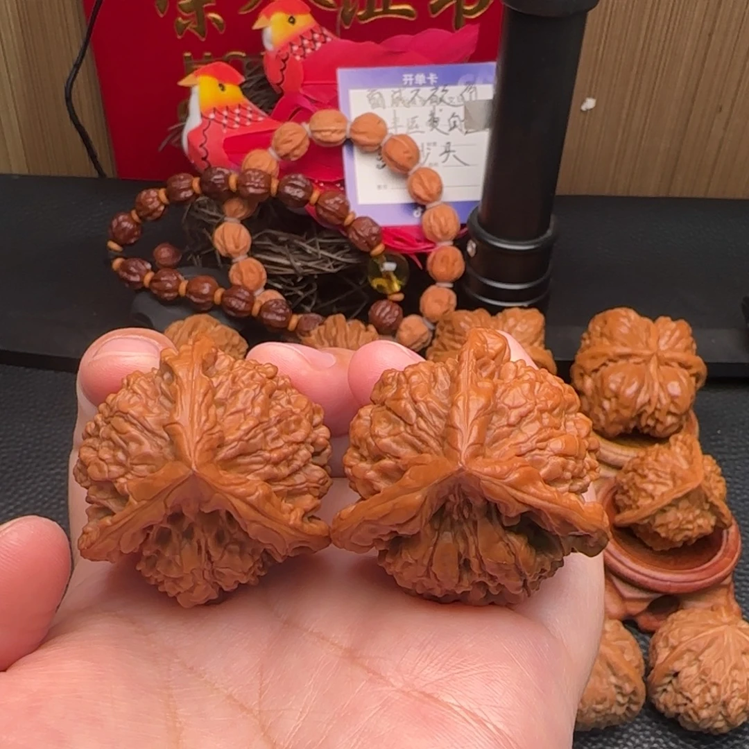 文玩核桃把件官帽奔全品39