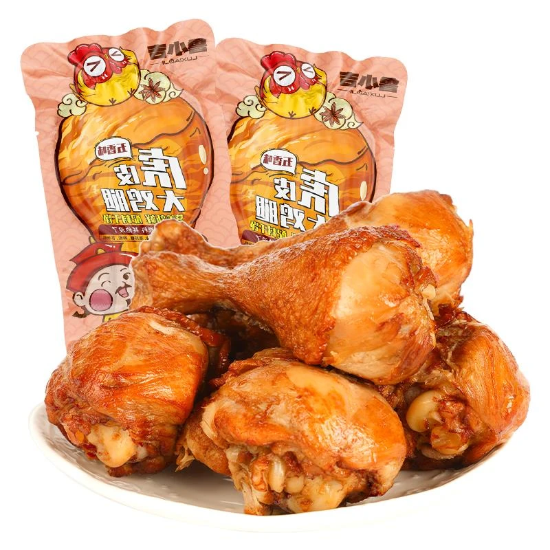 德州扒鸡鲁小吉老汤香虎皮大鸡腿鸡肉零食夜宵卤味