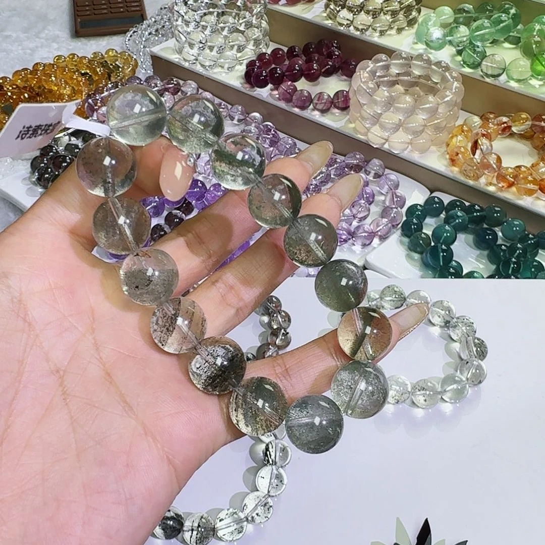 水晶手链未镶嵌?****）绿幽灵14