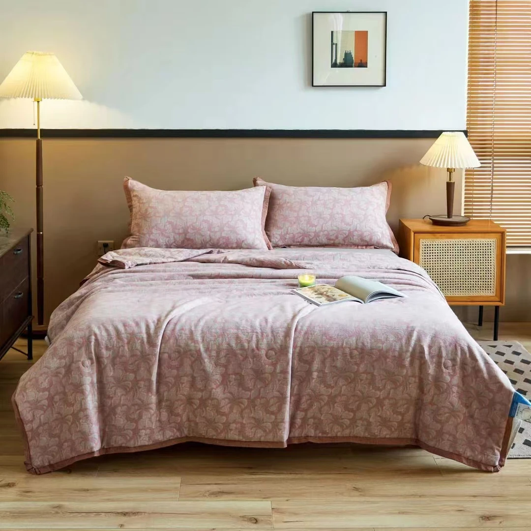 【繁华迷语】200*230cm双层纱纯棉亲赴透气