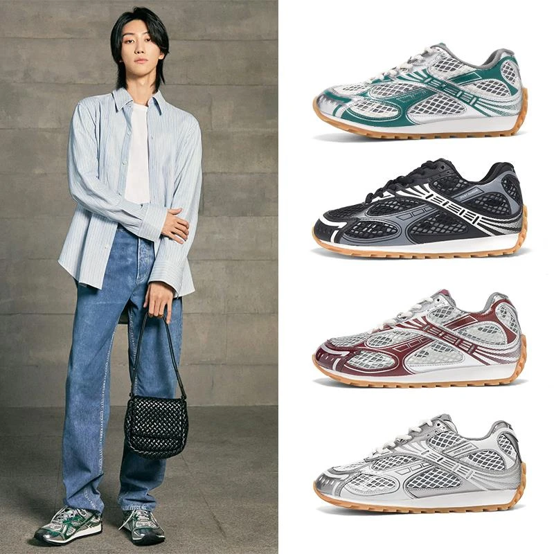 【王一博同款】版型巨正~银色老爹鞋男运动鞋周雨彤同款休闲鞋女