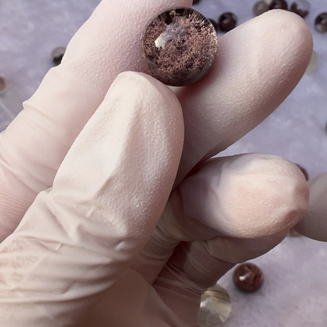 水晶紫幽灵单珠11mm定制不退换未镶嵌王