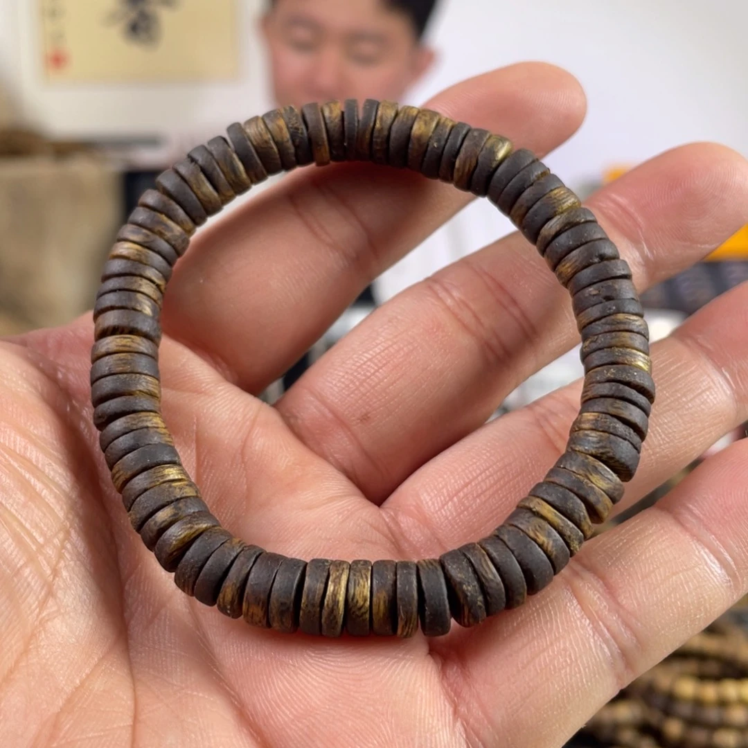 奇楠沉香药片珠卡0.8，8克