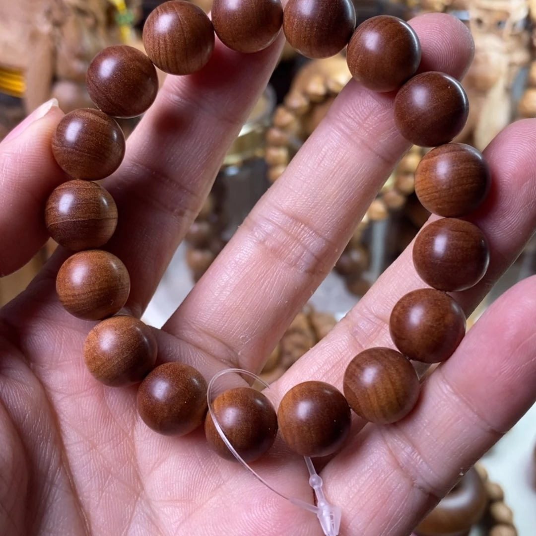 檀香木手串/手链紅***?1.2×17沉水