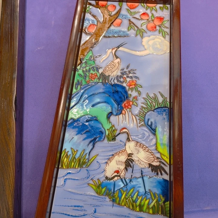 一体款瓷板画艺术作品的