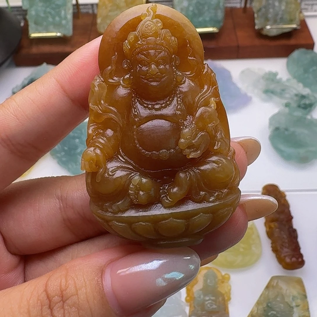 九***～定制翡翠未镶嵌毛货