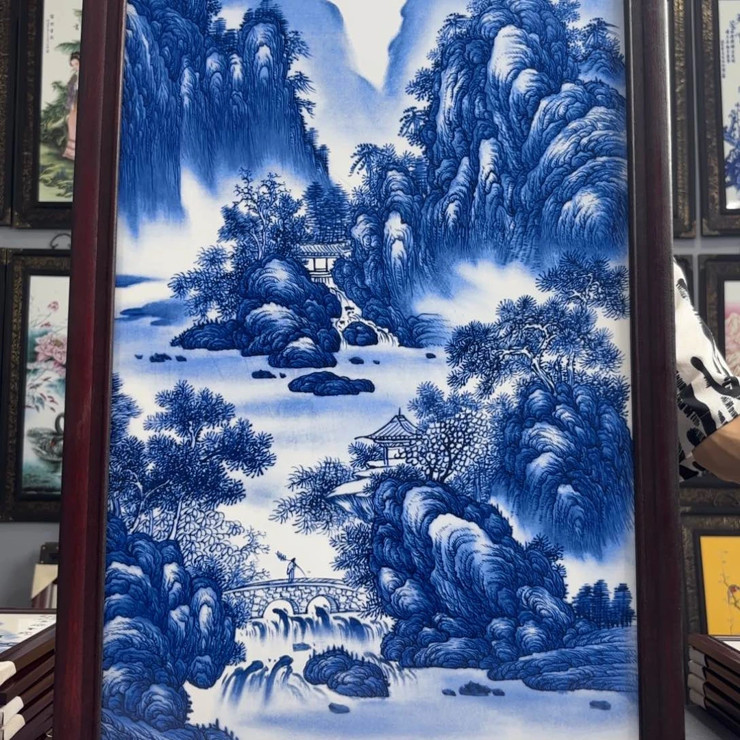 摆件景德镇陶瓷瓷板画