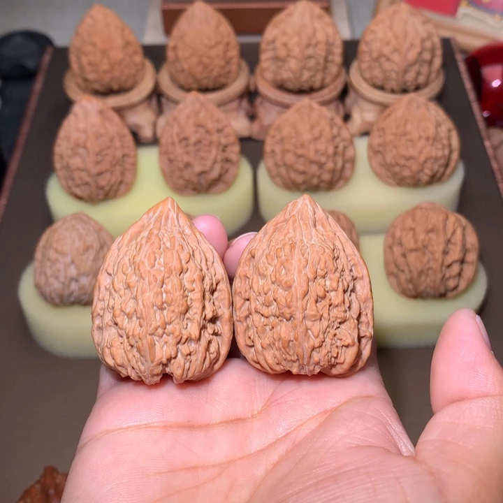 核桃文玩核桃把件佛肚