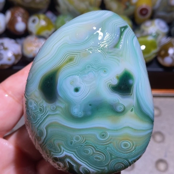 未镶嵌玛瑙/玉髓珠宝半成品20