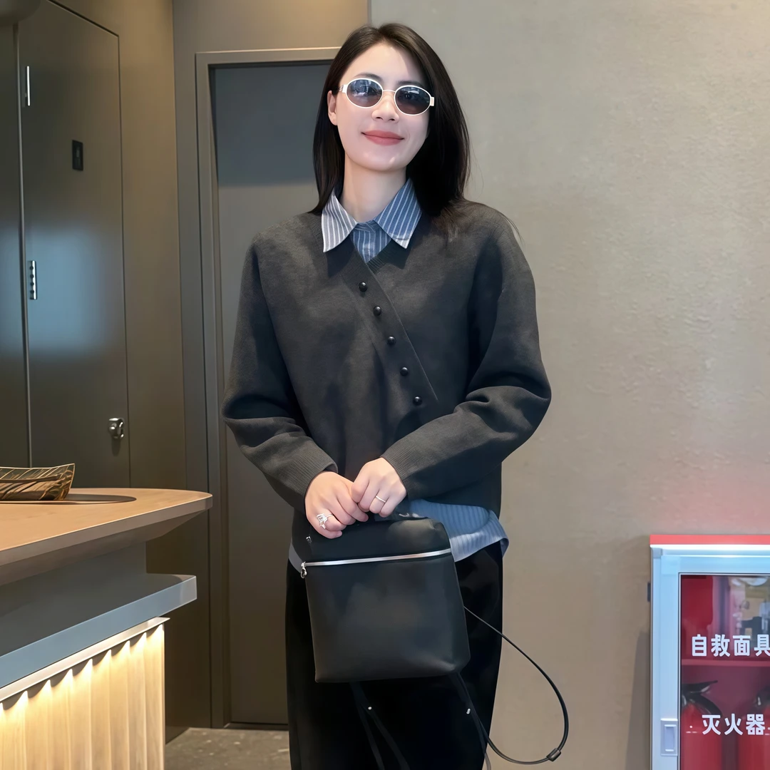 【艺术回响】Mayya Plus麦芽针织衫女款爆款2025新款上衣32537511