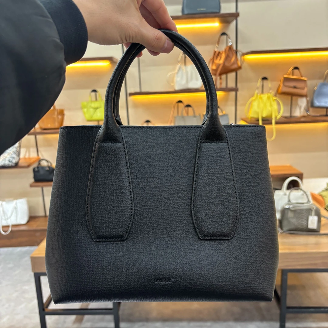 2025新款花园包纯牛皮单肩斜挎手提包25C0320