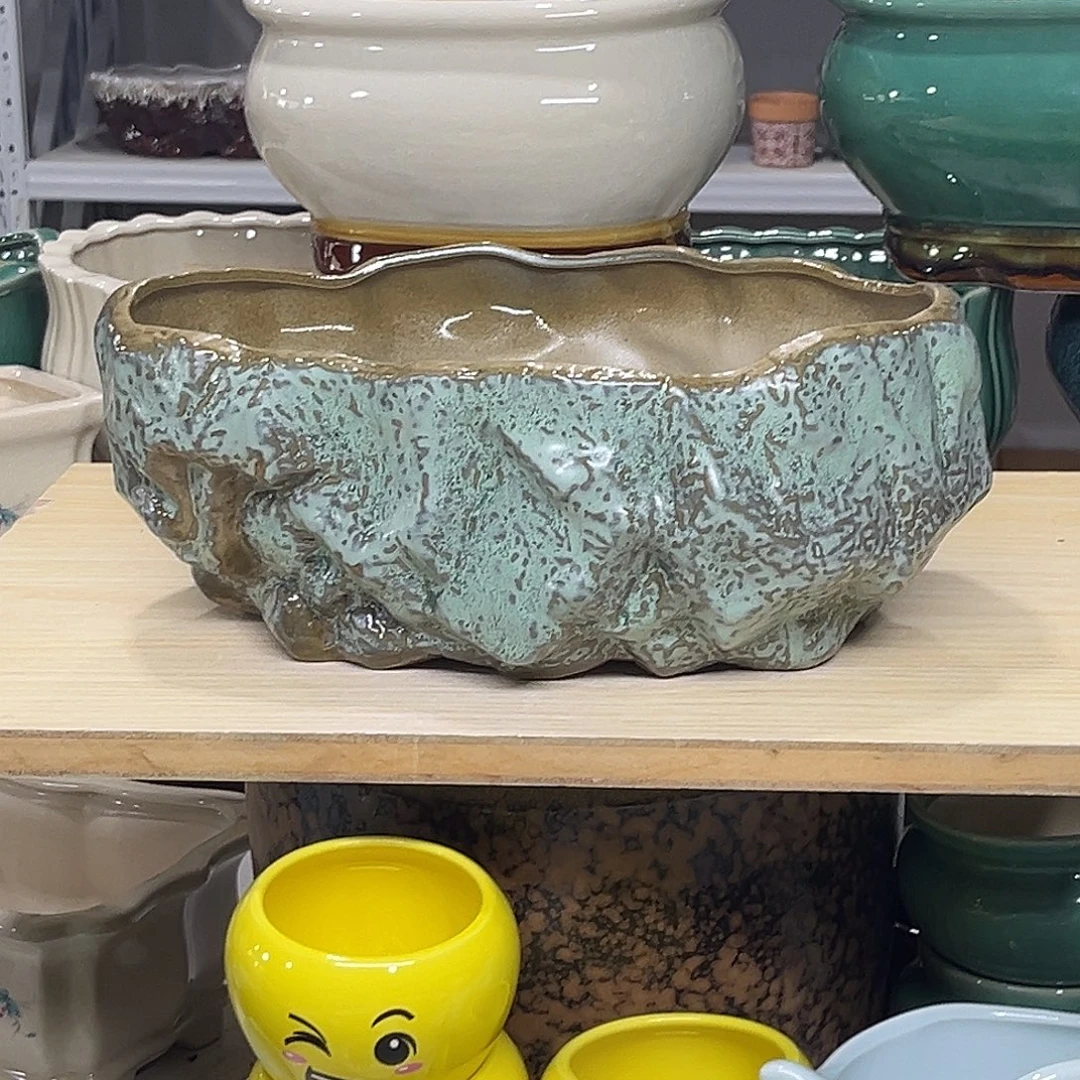 陶瓷绿植多肉微瑕花盆口径28*17*11