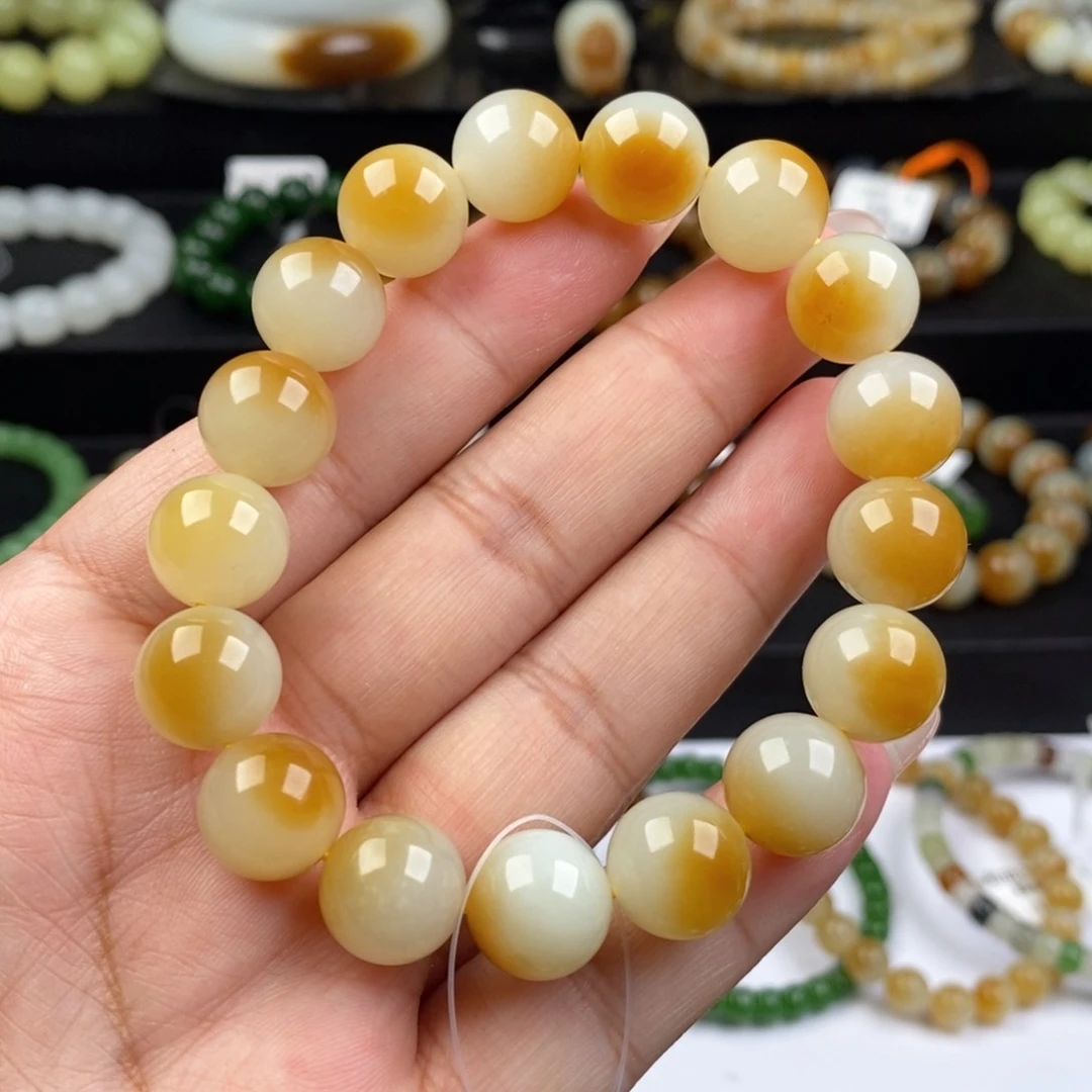 和田玉手串未镶嵌