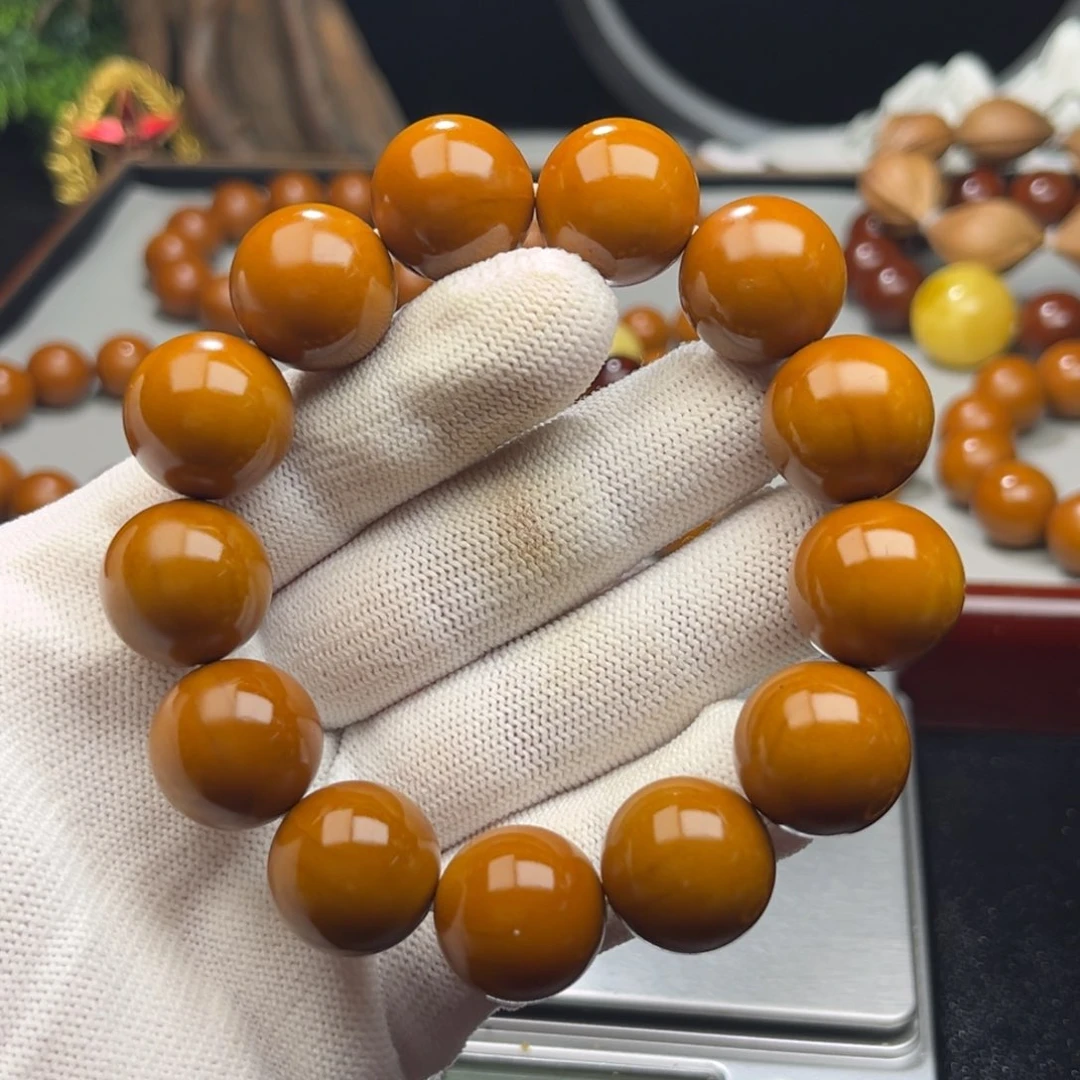 橄榄核手串1.8+树王全品铁核 小孔 微瑕