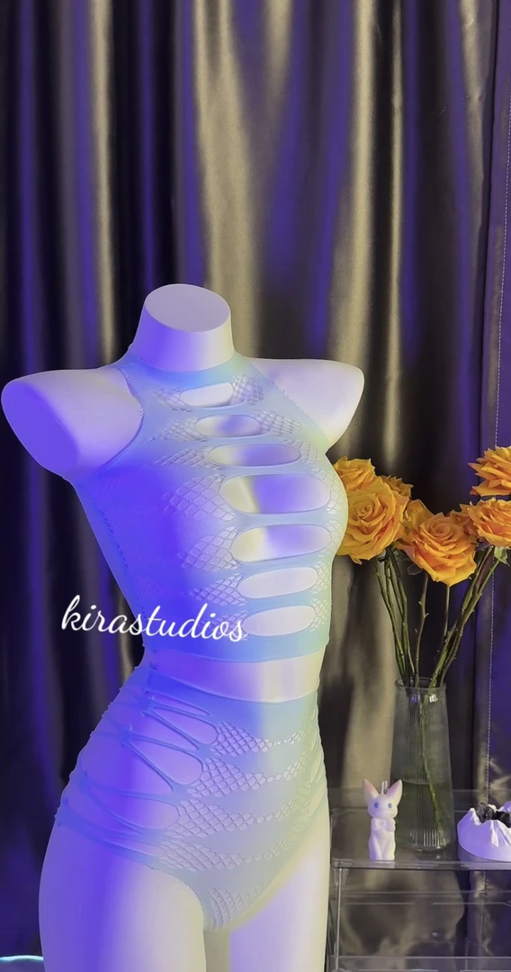 性感镂空提花内衣成人情调趣味修身渔网设计