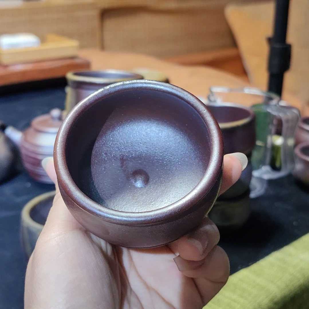 赵*国建水紫泥柴烧微瑕主人杯福利杯