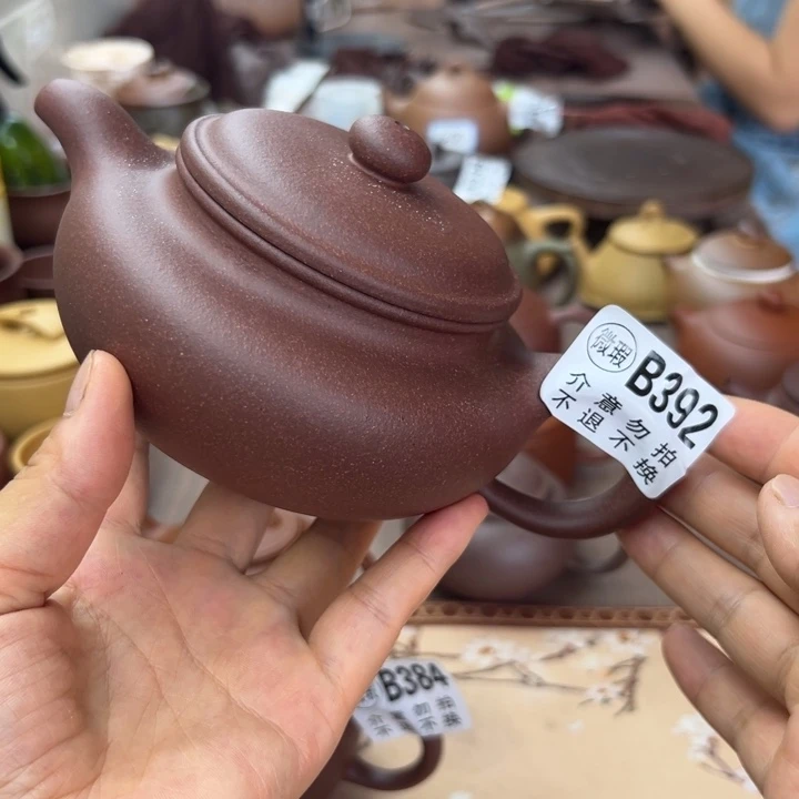 茶壶紫砂紫泥瑕疵370