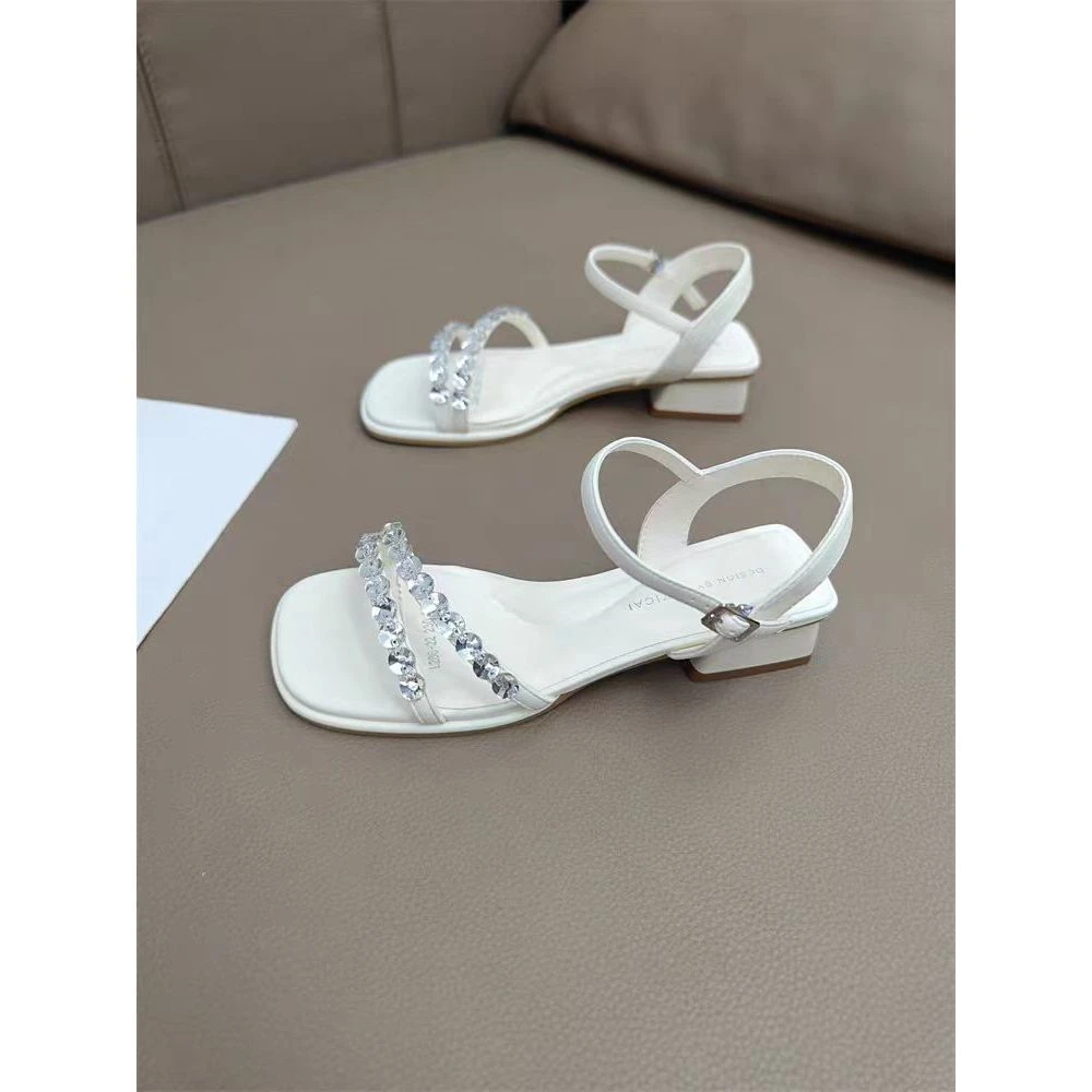 夏季高跟鞋方头气质高级感时尚女凉鞋BO5-286-22