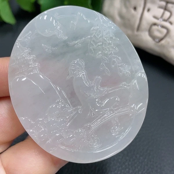 D36-天然A货翡翠-诗情画意