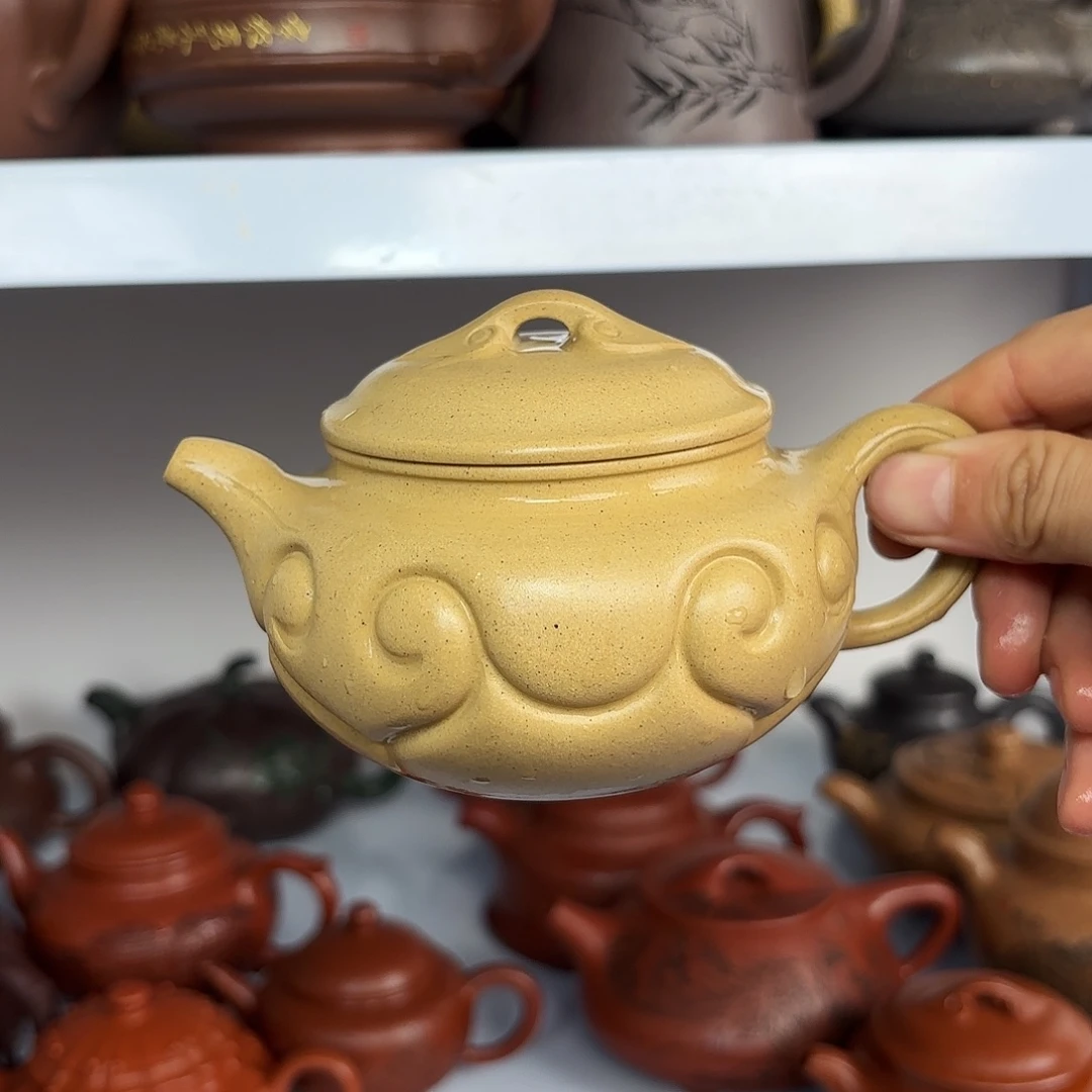 茶壶紫砂一壶李紫砂