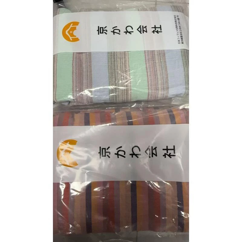 专享【京かわ会社】平布边  汉麻流苏盖毯150*200 不挑花色